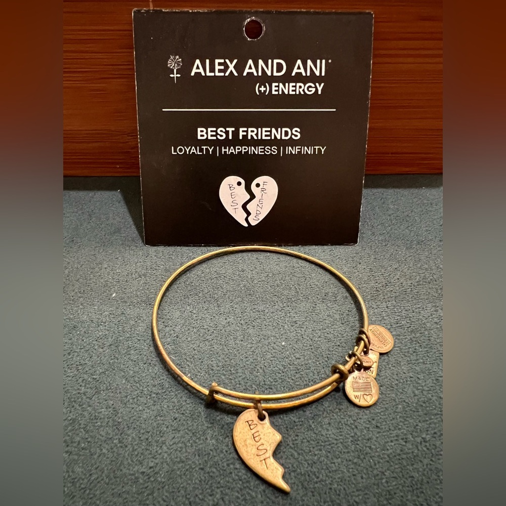 Alex and Ani Gold Best Friends Bangle